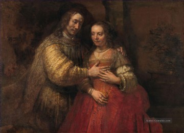 Die jüdische Braut Rembrandt Ölgemälde